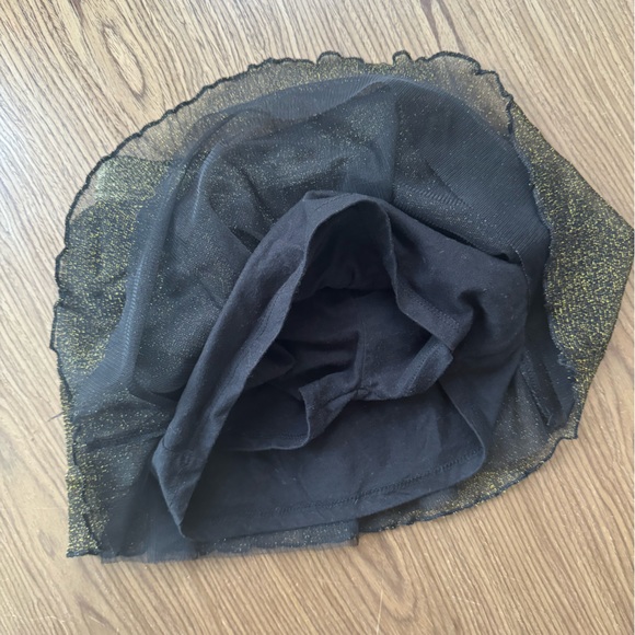 3 FOR $15 - Black and gold tutu skort - skirt with built in bike shorts - Picture 4 of 4